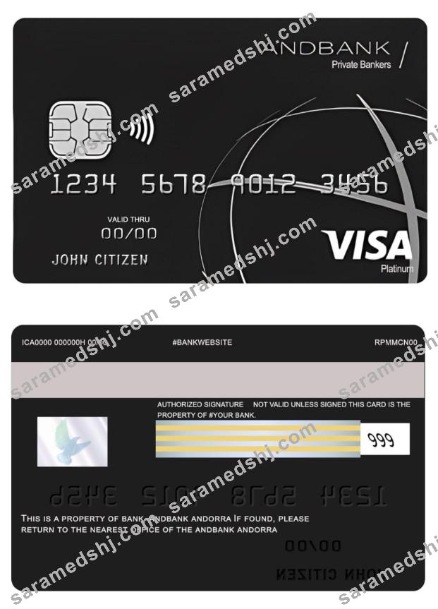 Andorra Andbank visa platinum card